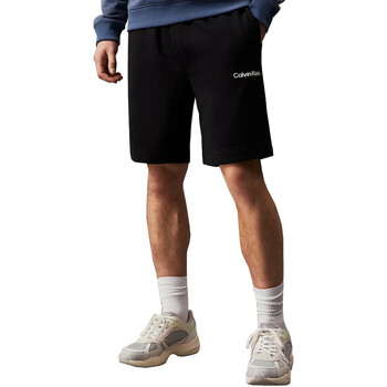 Textil Homem Shorts / Bermudas Calvin Klein Jeans 00GMS4S841 Preto