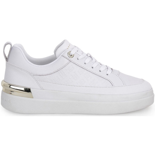 Sapatos Mulher Sapatilhas Tommy Hilfiger TOMMY LUX COURT Branco