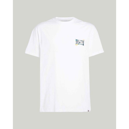 Textil Homem T-Shirt mangas curtas Tommy Hilfiger DM0DM18562YBR Branco