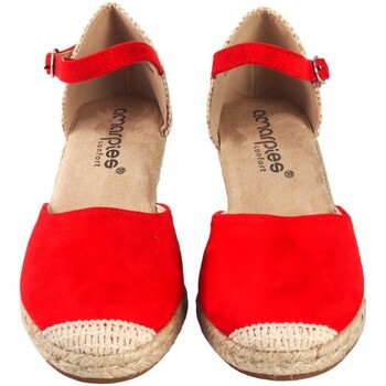 Amarpies Sapato feminino  26484 acx vermelho Vermelho