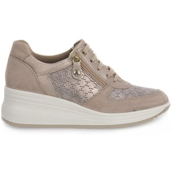 Sapatos Mulher Sapatilhas Enval 5760722 Dourado, Cor bege