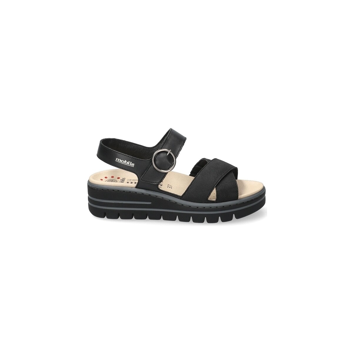 Sapatos Mulher Sapatilhas de ténis Mobils CAMILLE Preto