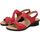 Sapatos Mulher Sandálias Mephisto PARIS Vermelho