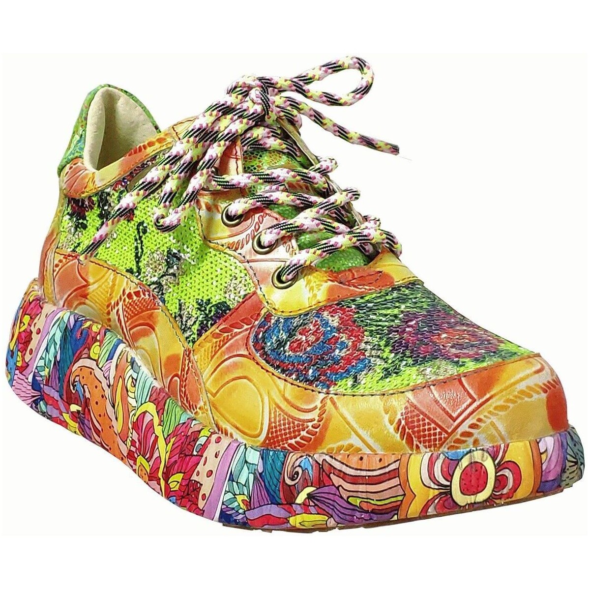 Sapatos Mulher Sapatilhas Laura Vita Nikito 02 Multicolor