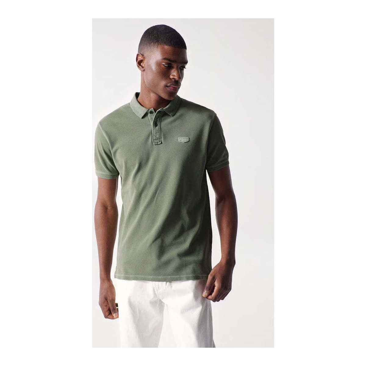 Textil Homem T-shirts e Pólos Salsa 21005284-530-4-1 Verde