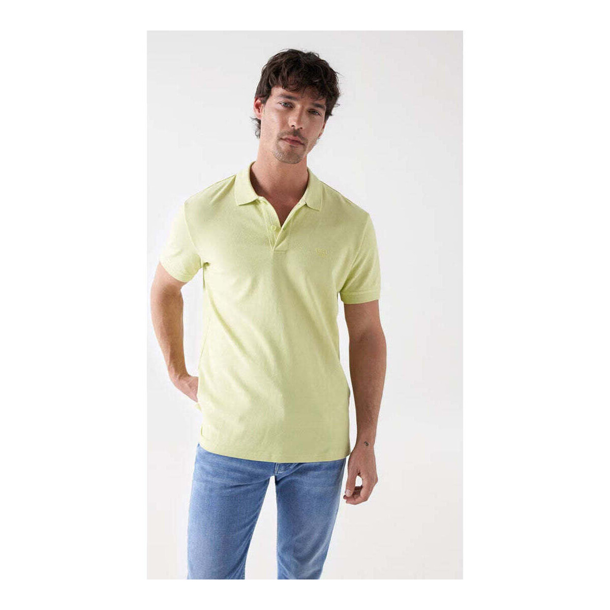 Textil Homem T-shirts e Pólos Salsa 21005640-510-4-1 Verde