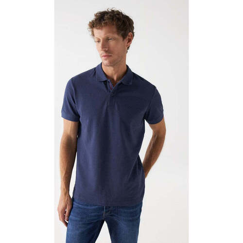 Textil Homem T-shirts e Pólos Salsa 21005640-830-3-1 Azul
