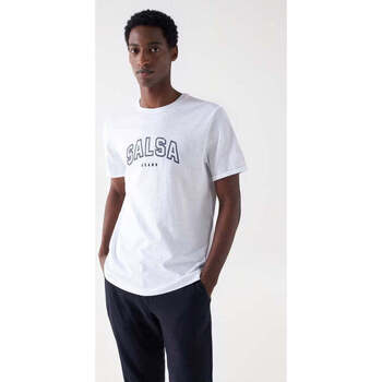 Textil Homem T-shirts e Pólos Salsa 21007980-001-1-1 Branco