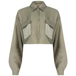 Textil Mulher camisas Rinascimento CFC0119039003 Verde Militar