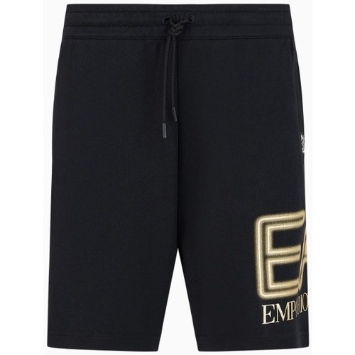 Textil Homem Shorts / Bermudas Emporio Armani EA7 3DPS76PJSHZ Preto