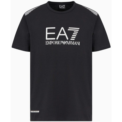 Textil Homem T-shirts e Pólos Emporio Armani EA7 3DPT29PJULZ Azul