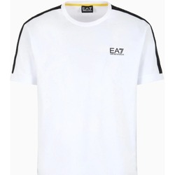 Textil Homem T-shirts e Pólos Emporio Armani EA7 3DPT35PJ02Z Branco