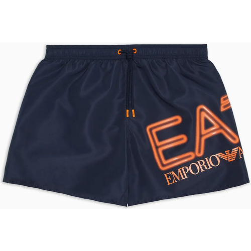 Textil Rapaz Fatos e shorts Crew de banho Emporio Armani EA7 906014-4R777 Azul