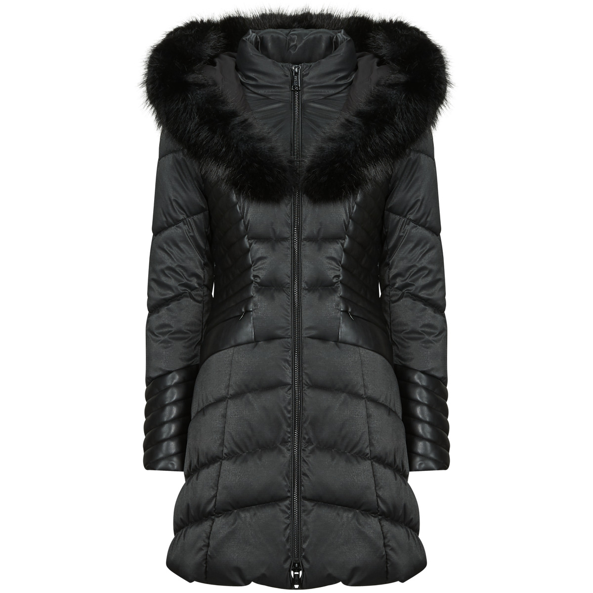 Textil Mulher Quispos Guess NEW OXANA JACKET Preto