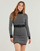 Textil Mulher Vestidos curtos Guess LISE 4G LS BELTED DRESS SWTR Preto
