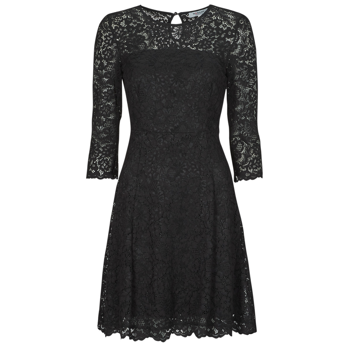 Textil Mulher Vestidos curtos Morgan RAMPLE Preto