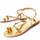 Sapatos Mulher Sandálias Leindia 87337 Ouro