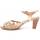 Sapatos Mulher Sandálias Leindia 87357 Ouro