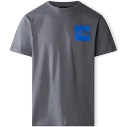 Textil Homem T-shirts e Pólos Boys Short Sleeve Fitted Shirt T-Shirt Fine - Smoked Pearl Cinza