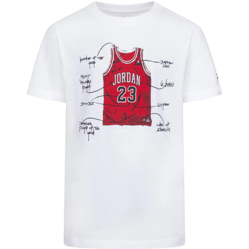 Textil Rapaz T-Shirt mangas curtas Nike true 95C981 Branco