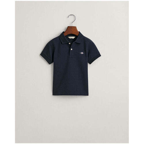 Textil Rapaz T-shirts e Pólos Gant Kids 802546-433-16-17 Azul