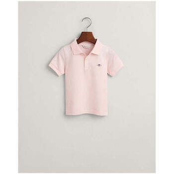 Textil Rapariga T-shirts e Pólos Gant Kids 802546-655-9-17 Rosa