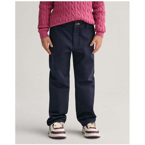Textil Rapaz Calças Gant Kids 815004-410-16-17 Azul