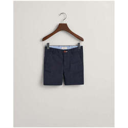 Textil Rapaz Shorts / Bermudas Gant Kids 820003-410-16-17 Azul