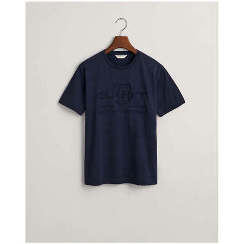 Textil Rapaz T-shirts e Pólos Gant Kids 905226-433-16-25 Azul