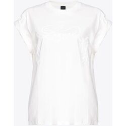 Textil Mulher T-shirts e Pólos Pinko TELESTO 103138 A1XD-Z05 Branco