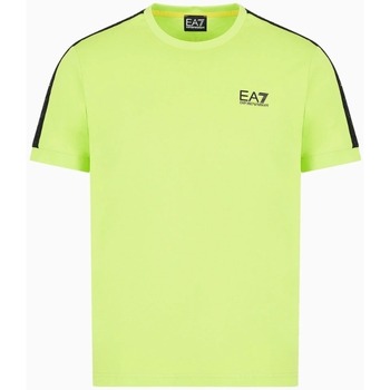 Textil Homem T-shirts e Pólos Emporio Armani EA7 3DPT35PJ02Z Verde