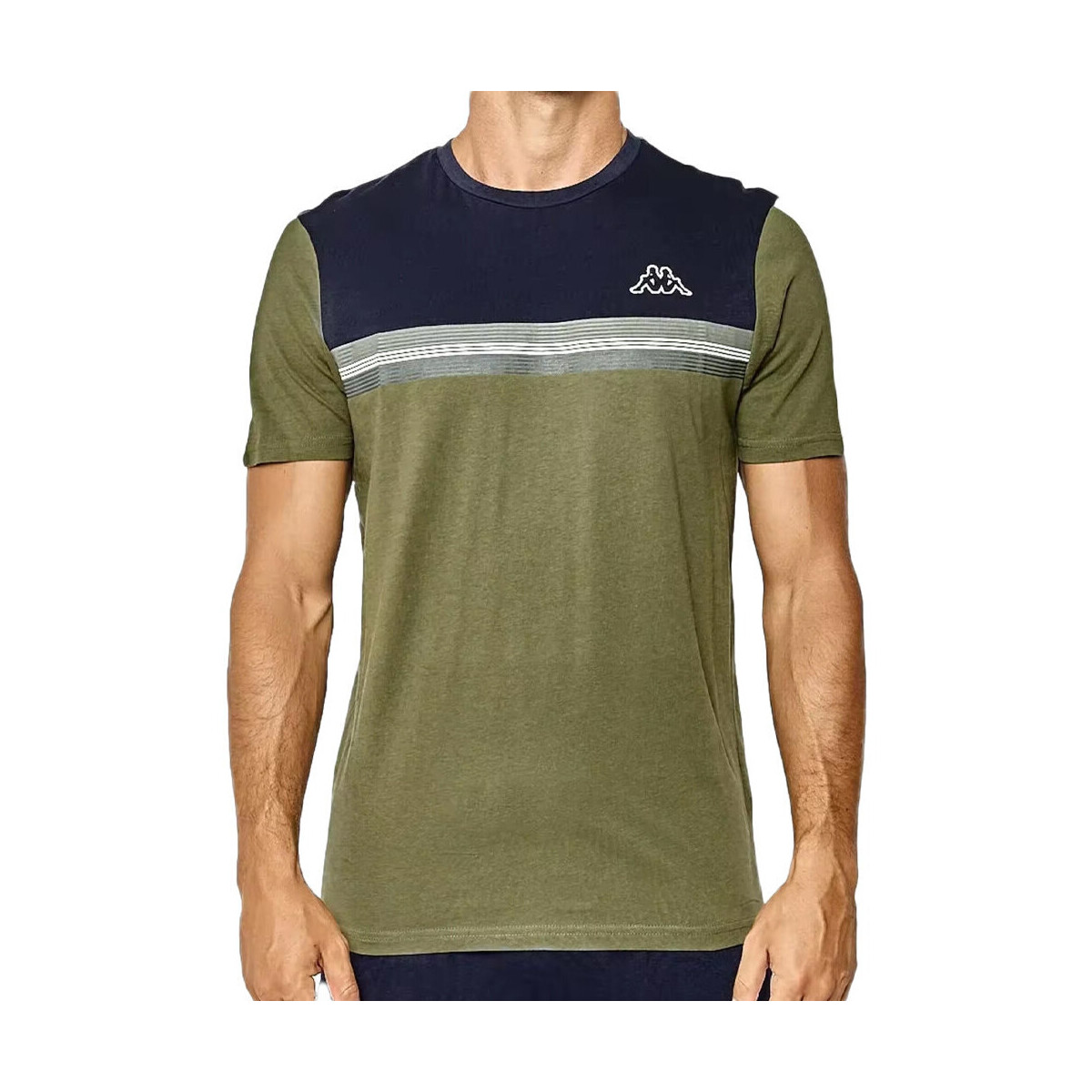 Textil Homem T-shirts e Pólos Kappa  Verde