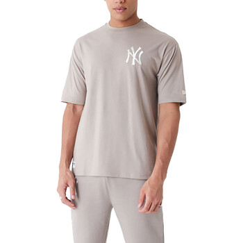 Textil Homem T-Shirt mangas curtas New-Era 60435555 Cinza