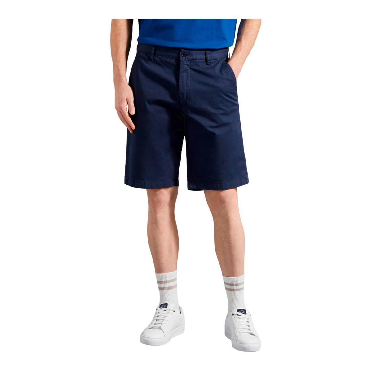 Tegarments Homem Comme Des Garçons Homme Regular-Fit & Straight Leg Pants for Men C0P4000 Azul