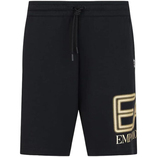 Textil Homem Shorts / Bermudas Emporio Armani EA7 3DPS76-PJSHZ Preto