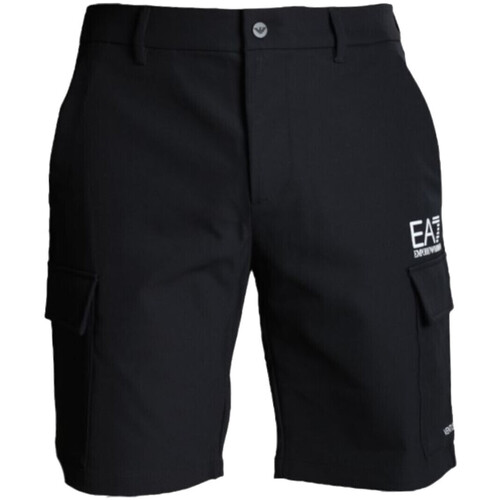 Textil Homem Shorts / Bermudas Emporio Armani EA7 3DPS03-PNFRZ Preto