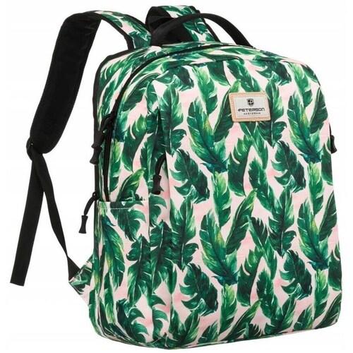 Malas Mochila Peterson PTN7770770632 Verde, Cor bege