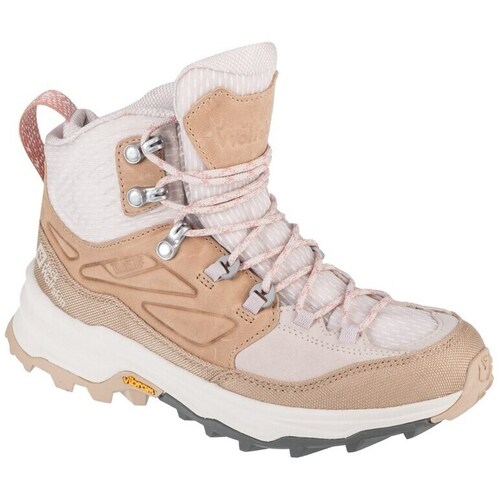 Sapatos Mulher Sapatos de caminhada Jack Wolfskin Cyrox Texapore Mid Cor bege, Creme