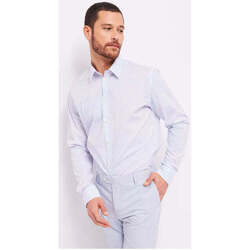 Textil Homem Camisas mangas comprida Gaudi 411GU45003-416041-01-1-1 Branco