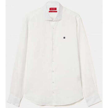 Textil Homem Camisas mangas comprida Bons baisers de LP004099-001-1-1 Branco