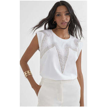Textil Mulher T-shirts e Pólos Lola Casademunt MS2415027-1BM-1-1 Branco