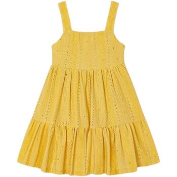 Textil Rapariga Vestidos curtos Mayoral  Amarelo