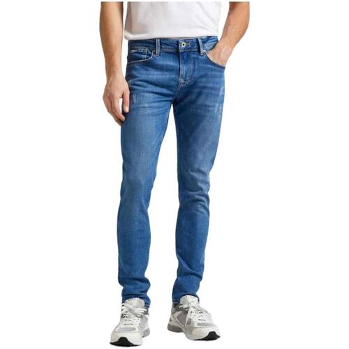 Textil Homem Jeans skinny a vita alta Harlow Pepe jeans  Azul
