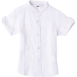 Textil Rapaz Camisas mangas comprida Ido 48237 Branco