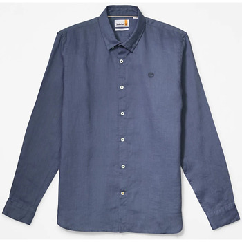 Textil Homem Camisas mangas comprida Timberland Men TB0A2DC3288 Azul
