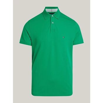 Textil Homem T-shirts e Pólos Tommy Hilfiger MW0MW17770 - 1985 REGULAR POLO-L4B OLYMPIC GREEN Verde