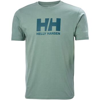 Textil Homem logo-print panelled polo shirt Helly Hansen  Verde