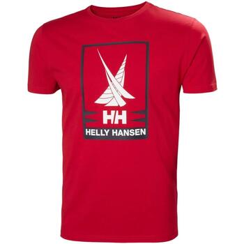 Textil Homem logo-print panelled polo shirt Helly Hansen  Vermelho