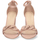 Sapatos Mulher Sandálias Nobrand Sandalia de Tacon con Hebilla Bege