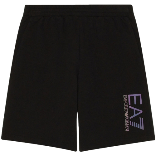 Textil Rapaz Shorts / Bermudas Apagar os critériosA7 3DBS53-BJ05Z Preto